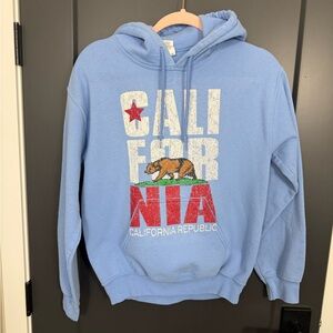Blue California Republic Men's Hoodie